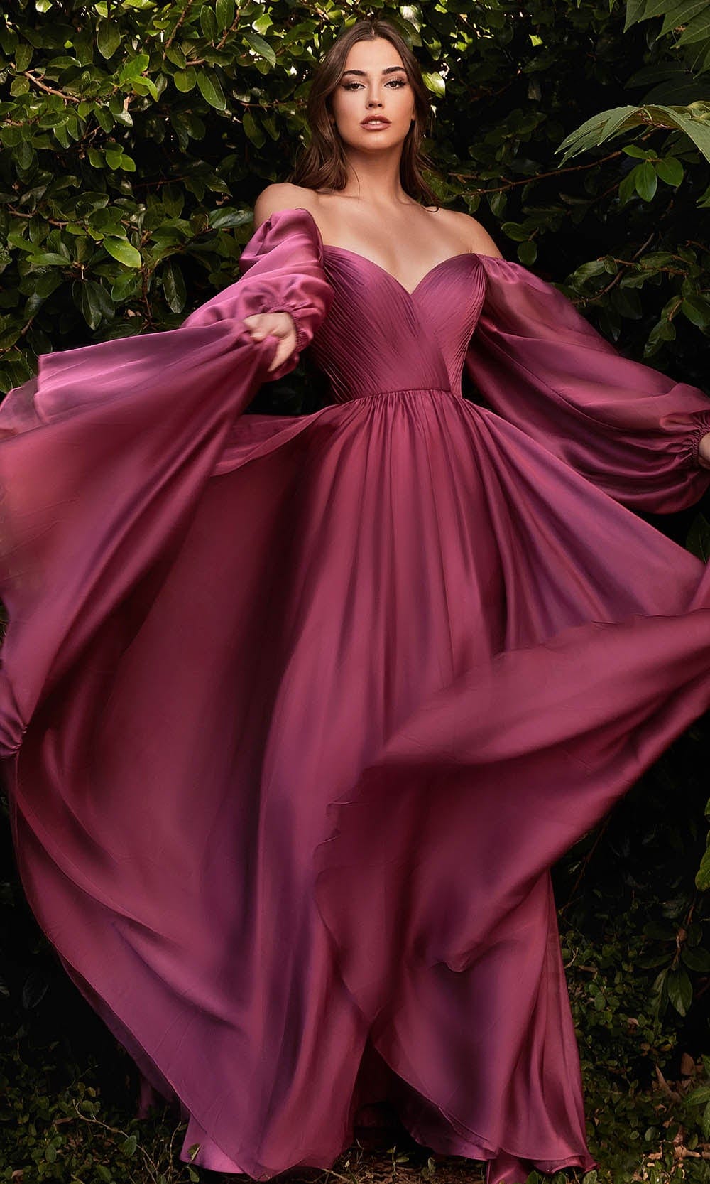 Cinderella Divine CD243 - A-Line Evening Dress - view 15