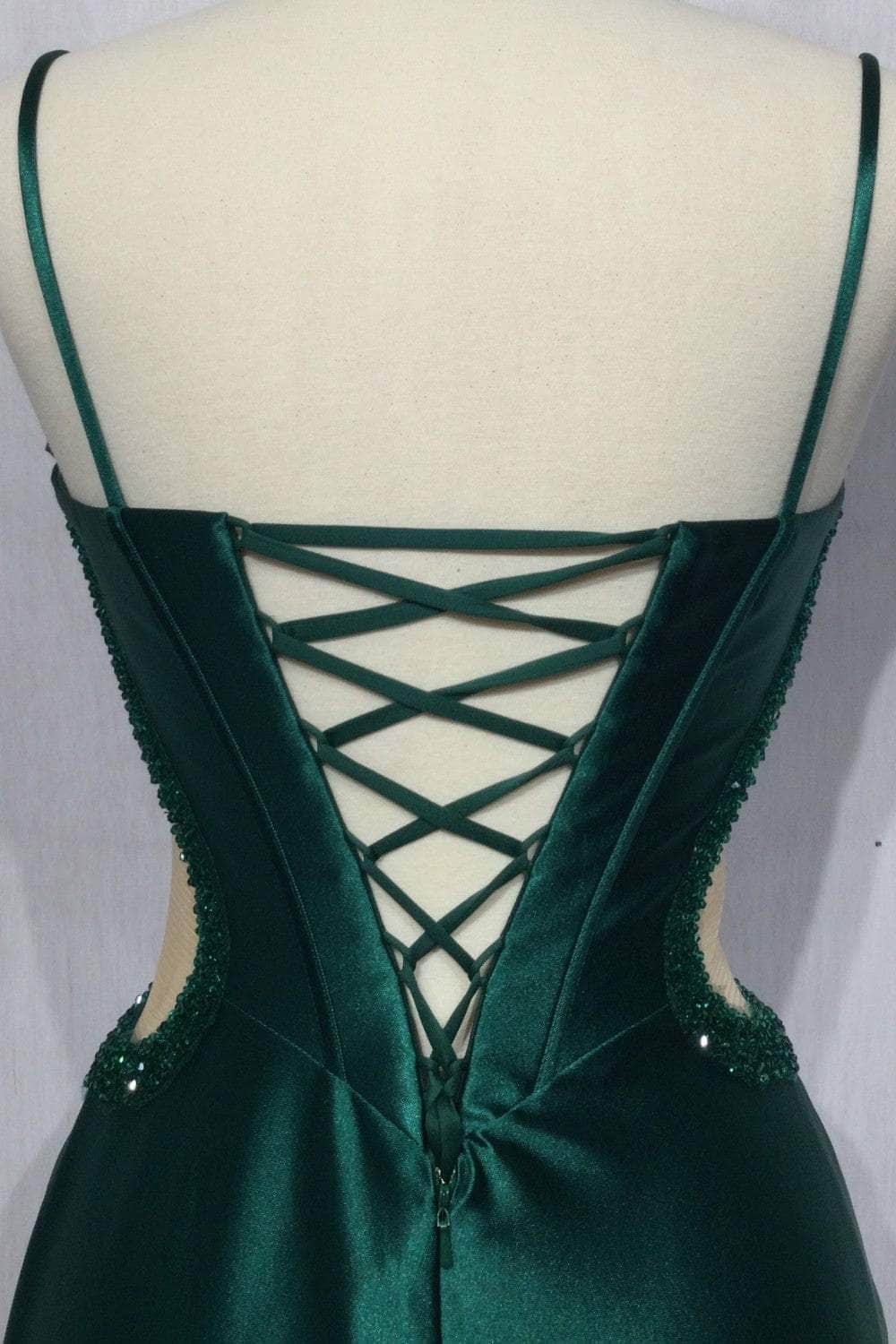 Cinderella Divine CD273 - High Slit Sweetheart Prom Dress - view 6