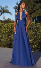 Cinderella Divine CD323 - A-Line Gown with Convertible Straps