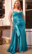Cinderella Divine CD349C - Sleeveless with Beaded Sweetheart Neckline Prom Dress