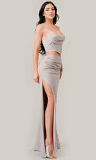 Cinderella Divine CD350 - Sheath Gown with Sweetheart Neckline - view 6