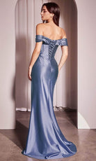 Cinderella Divine CD370 - Satin Corset Long Gown - view 8