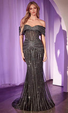 Cinderella Divine CD785 - Bejeweled Sweetheart Long Gown - Silhouette Dresses