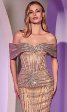 Cinderella Divine CD785 - Bejeweled Sweetheart Long Gown - view 5