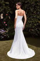 Cinderella Divine CD791 - Strapless Stretch Satin Prom Dress - Silhouette Dresses