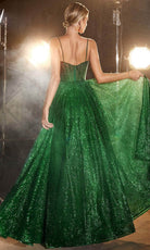 Cinderella Divine CD832 - Sheer Corset Sleeveless Ballgown - detail view