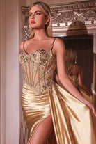 Cinderella Divine CD868 - Long Sleeveless Sheath Gown - view 11