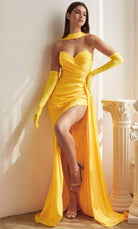 Cinderella Divine CD886 - Sweetheart Ruched Bodice Evening Dress