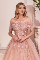 Cinderella Divine - CD955 Strapless Glitter Ballgown - view 4