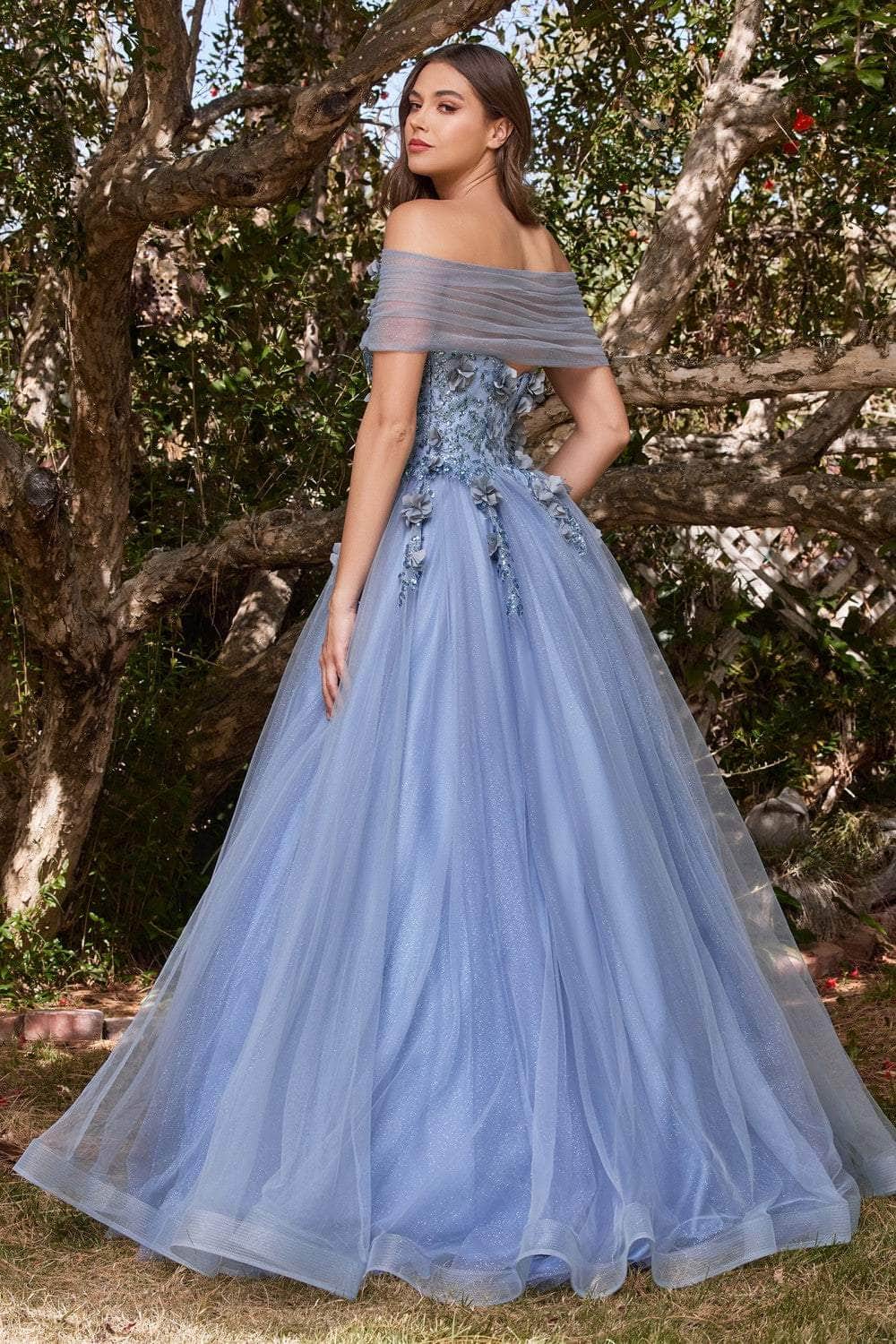 Cinderella Divine - CD955 Strapless Glitter Ballgown - view 8