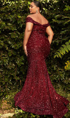 Cinderella Divine CD975 - Sweetheart Long Gown - back view