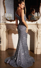 Cinderella Divine CD980 - One Shoulder Evening Gown
