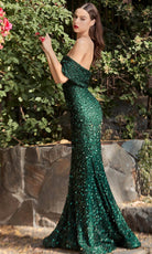 Cinderella Divine CD980 - One Shoulder Evening Gown - view 4