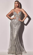 Cinderella Divine CD992 - Lace Corset Prom Dress