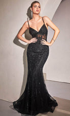 Cinderella Divine CD992 - Lace Corset Prom Dress - designer prom dress at Silhouette Dresses