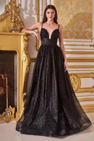Cinderella Divine CD996 - Deep Sweetheart A-Line Evening Gown - designer ball gown at Silhouette Dresses