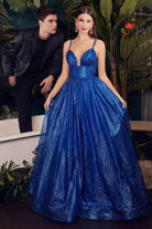 Cinderella Divine CD996 - Deep Sweetheart A-Line Evening Gown - view 9