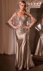 Cinderella Divine CDS499 - Sweetheart Lace Applique Prom Gown - view 5