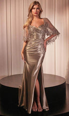 Cinderella Divine CDS499 - Sweetheart Lace Applique Prom Gown - view 4