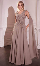 Cinderella Divine CDS509 - A-Line Chiffon Evening Gown