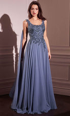 Cinderella Divine CDS509 - A-Line Chiffon Evening Gown - view 4