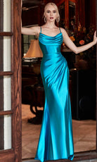 Cinderella Divine CH172 - Draped Cowl Prom Dress - view 6