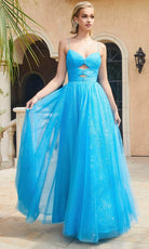 Cinderella Divine CR871 - Cut-Out Accent Sleeveless Ballgown - Silhouette Dresses