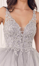 Cinderella Divine CY022 - Glitter Embellished Tulle Cocktail Dress - view 8