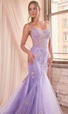 Cinderella Divine D145 - Floral Embellished Trumpet Dress