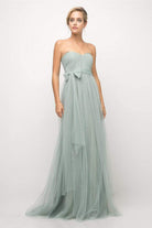 Cinderella Divine - ET322 Sweetheart Neckline Convertible Tulle Gown - view 7