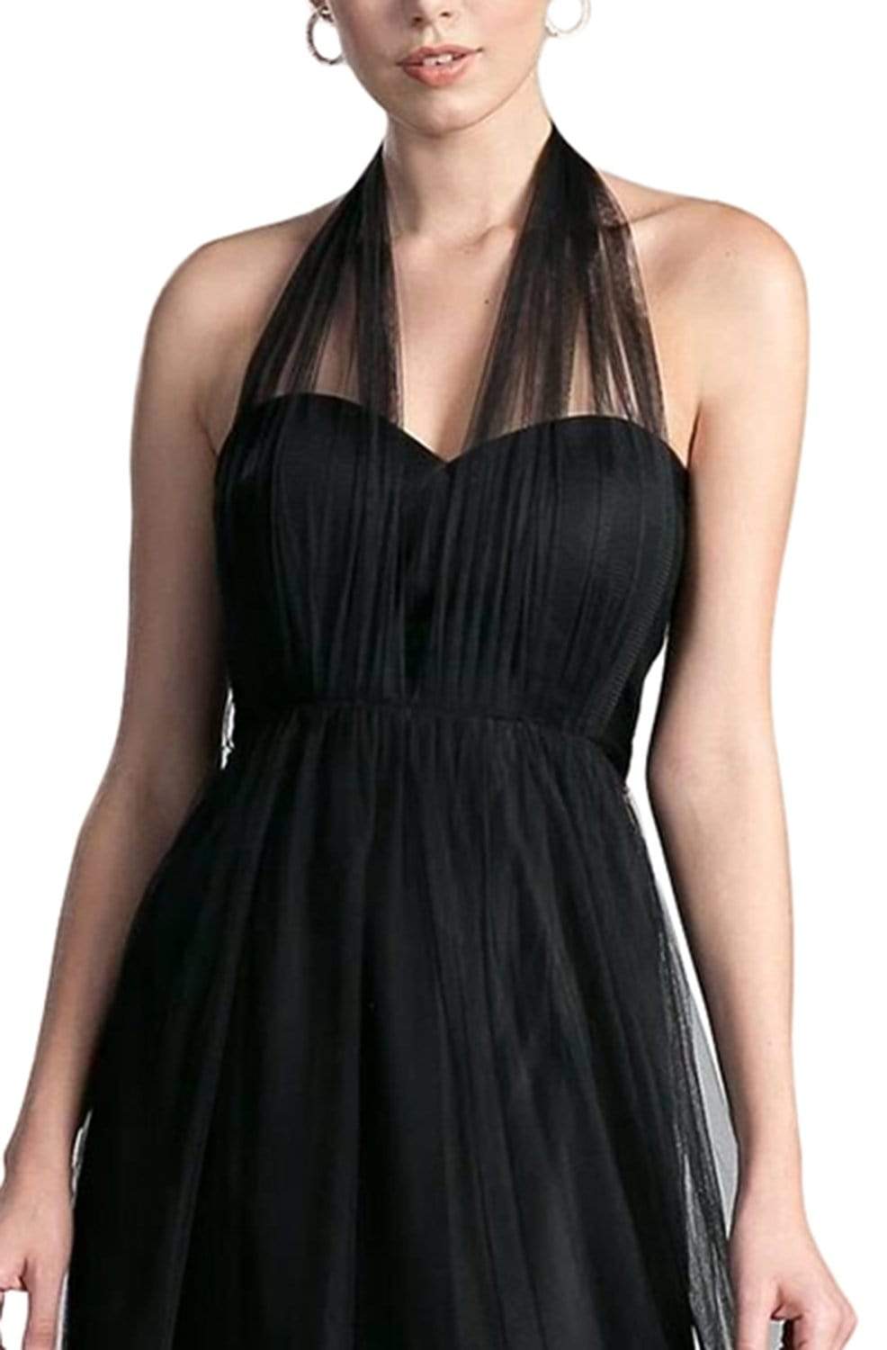 Cinderella Divine - ET322 Sweetheart Neckline Convertible Tulle Gown - view 6