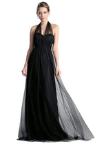 Cinderella Divine - ET322 Sweetheart Neckline Convertible Tulle Gown - designer bridesmaid dress at Silhouette Dresses