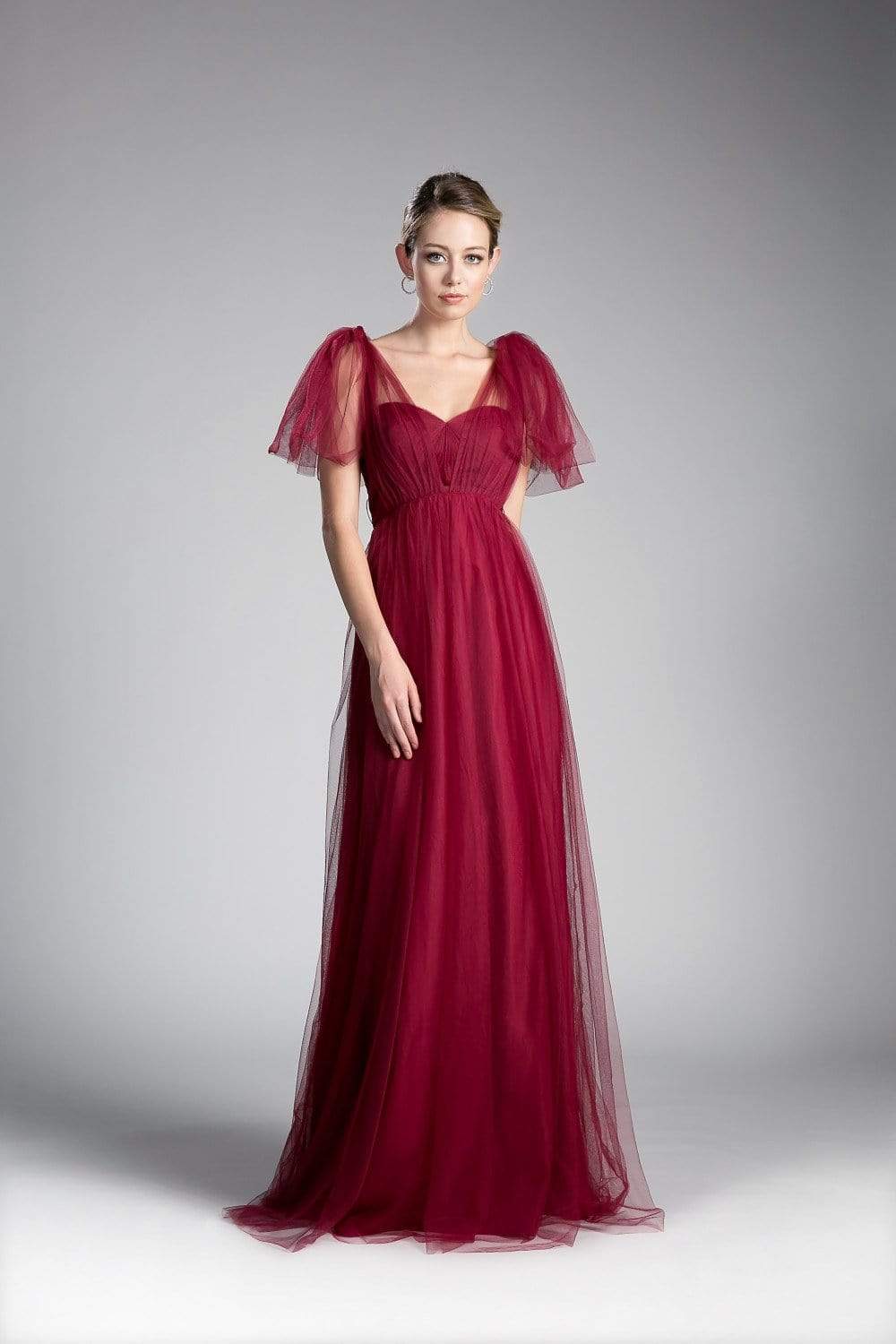 Cinderella Divine - ET322 Sweetheart Neckline Convertible Tulle Gown - view 14