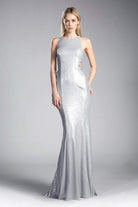 Cinderella Divine - Fitted Side Laced Up Evening Dress
