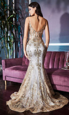 Cinderella Divine - J810 Shimmer Corset Bodice Mermaid Junior Prom Gown - view 4
