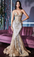 Cinderella Divine - J810 Shimmer Corset Bodice Mermaid Junior Prom Gown - designer evening gown at Silhouette Dresses