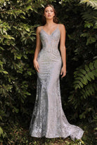 Cinderella Divine - J810 Shimmer Corset Bodice Mermaid Junior Prom Gown - view 12