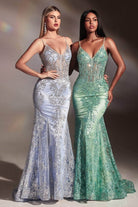 Cinderella Divine - J810 Shimmer Corset Bodice Mermaid Junior Prom Gown