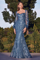 Cinderella Divine J816 - Sweetheart Glitter Prom Dress