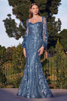 Cinderella Divine J816 - Sweetheart Glitter Prom Dress - view 7