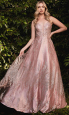 Cinderella Divine J819 - Winter Florals Ball gown - back view