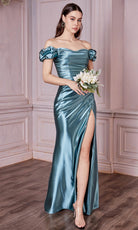 Cinderella Divine KV1056 - Off Shoulder Prom Dress - view 8