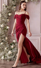 Cinderella Divine KV1057 - Off Shoulder Prom Dress