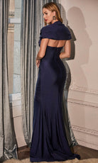 Cinderella Divine KV1061 - Shawl Style Evening Dress - detail view