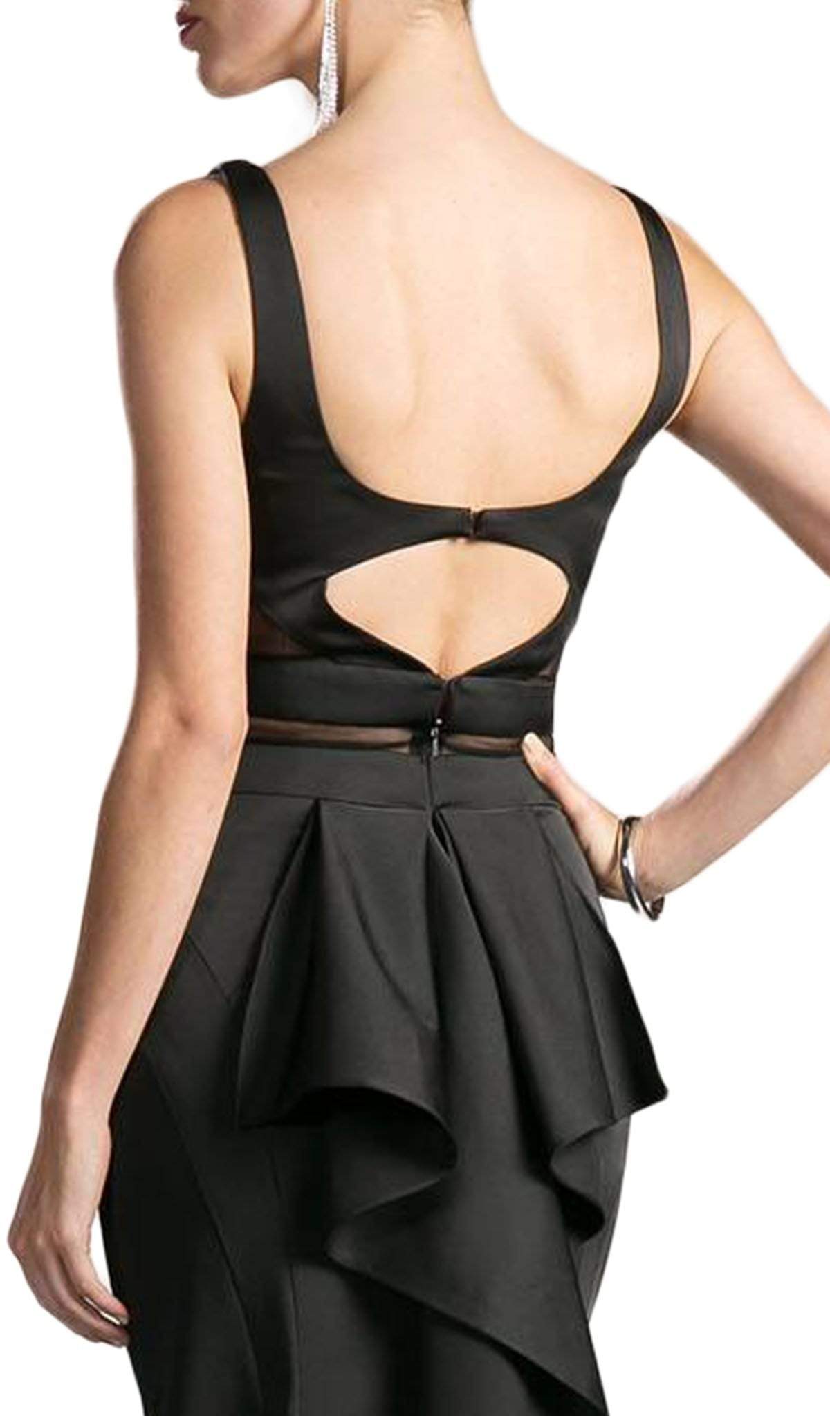 Cinderella Divine - Mock Two Piece Ruffled Sheath Dress - view 4