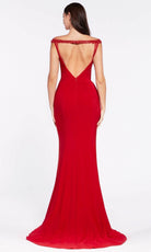 Cinderella Divine RV712 - Beaded Sheath Evening Dress