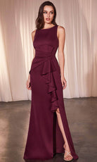 Cinderella Divine CH377 - Sleeveless V-Back Prom Dress - designer evening gown at Silhouette Dresses