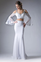 Cinderella Divine - Two Piece Embellished Sheath Dress