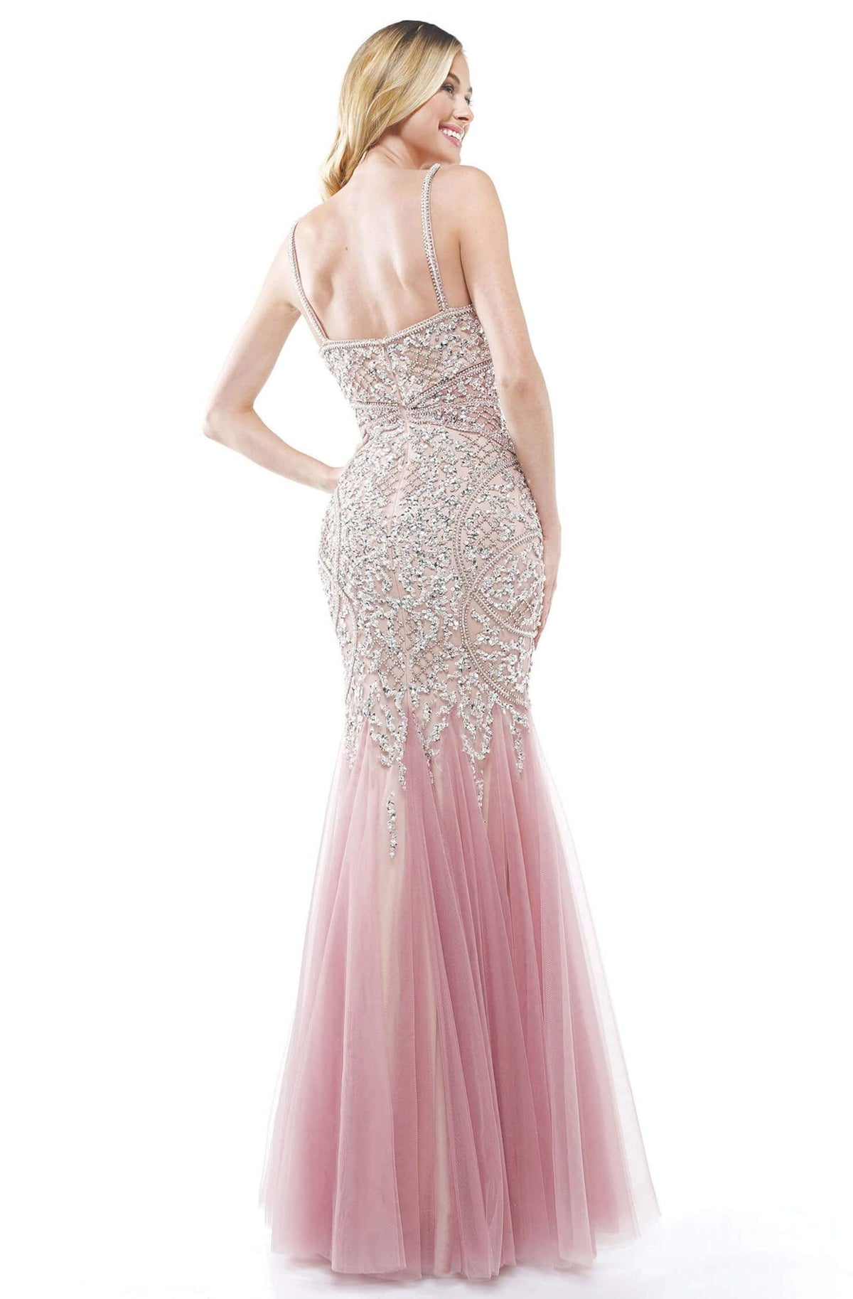 Colors Dress - 2230 Crystalline Sweetheart Bodice Mermaid Gown