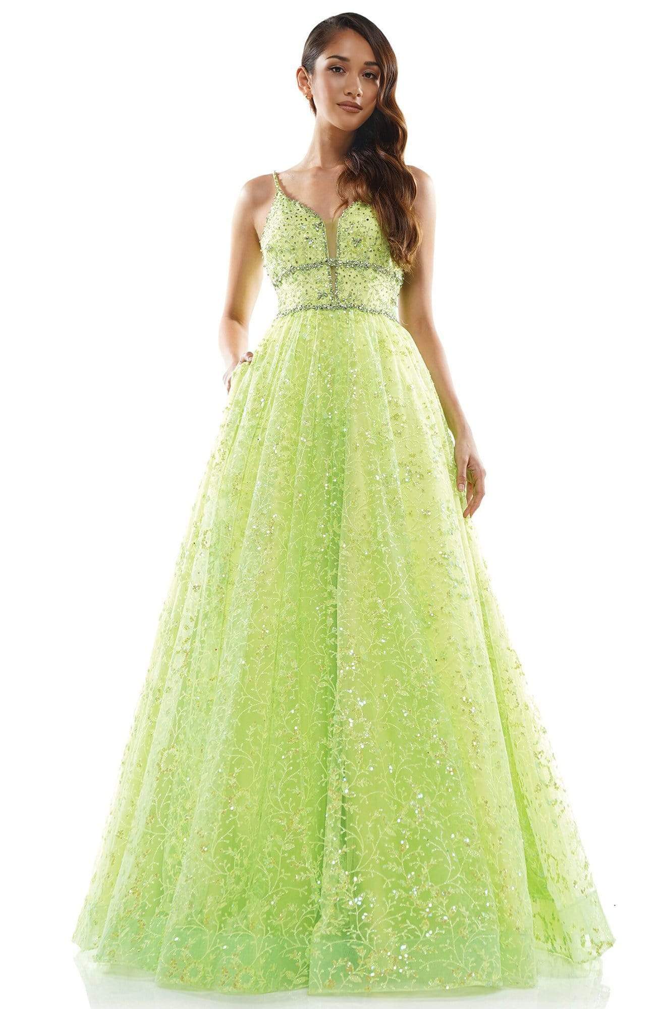 Colors Dress - 2288 Embellished Sweetheart Long Dress - view 5